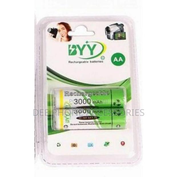 Byy Aa Pair Rechargeable Batteries - thumbnail 2