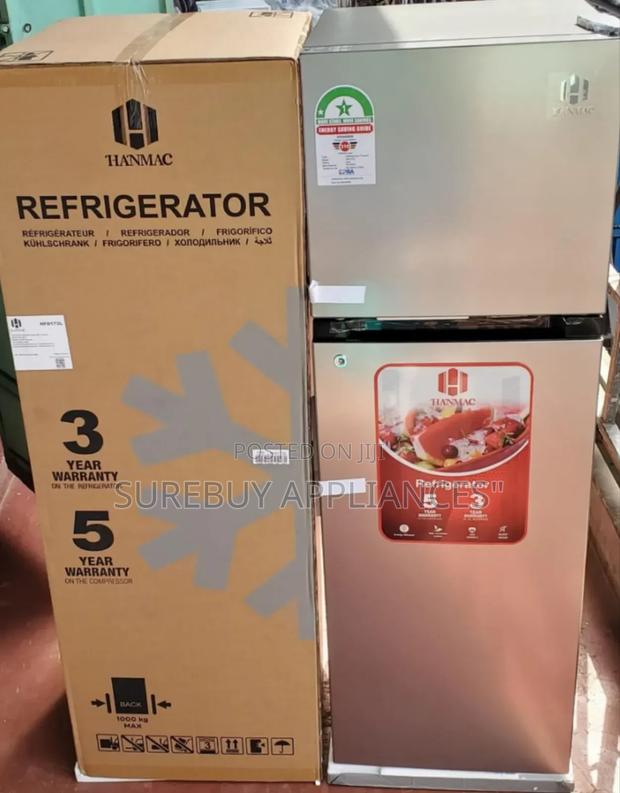 Hanmac 173litres Double Door Fridge - main view