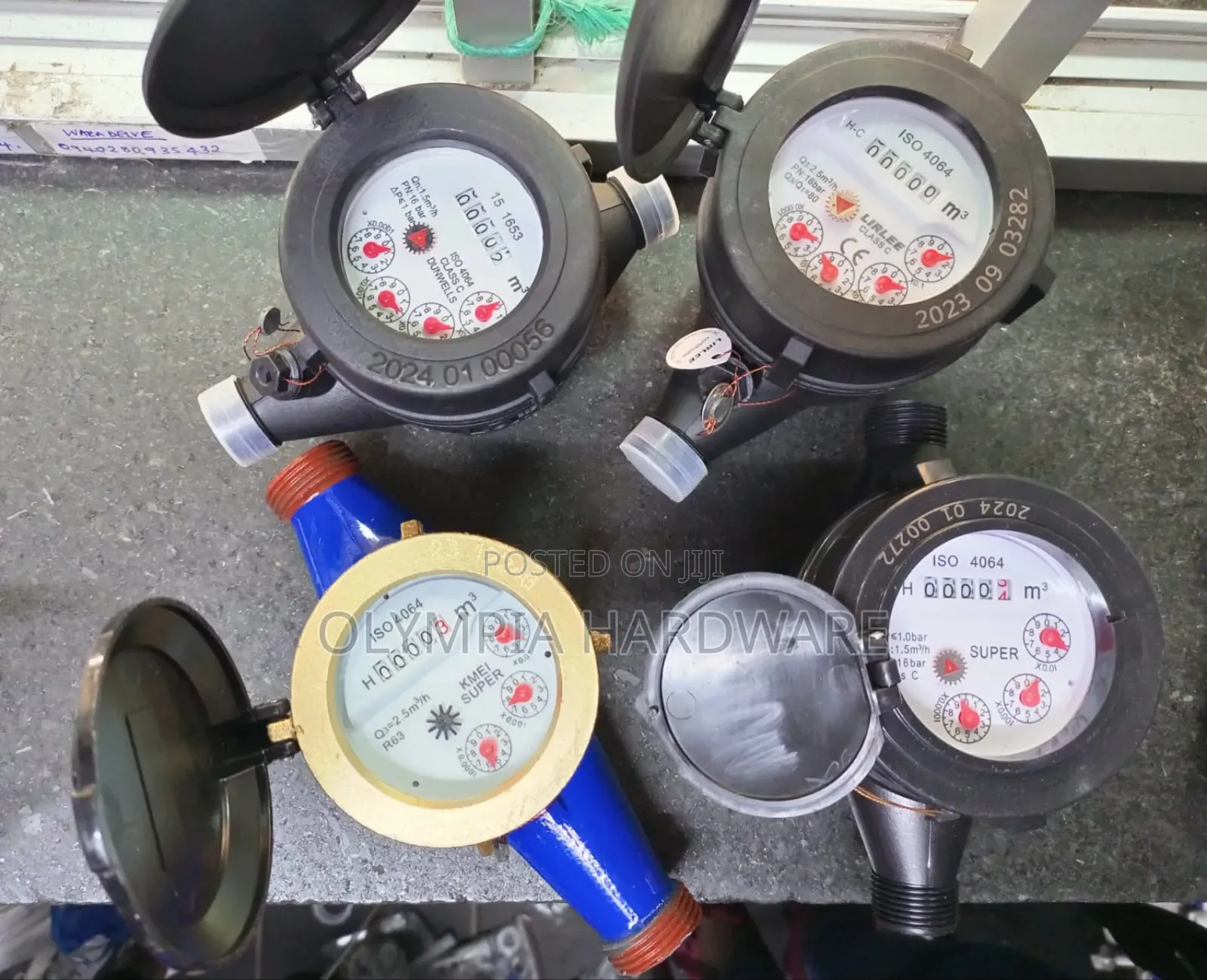 Water Meters 1/2 Super Plastic