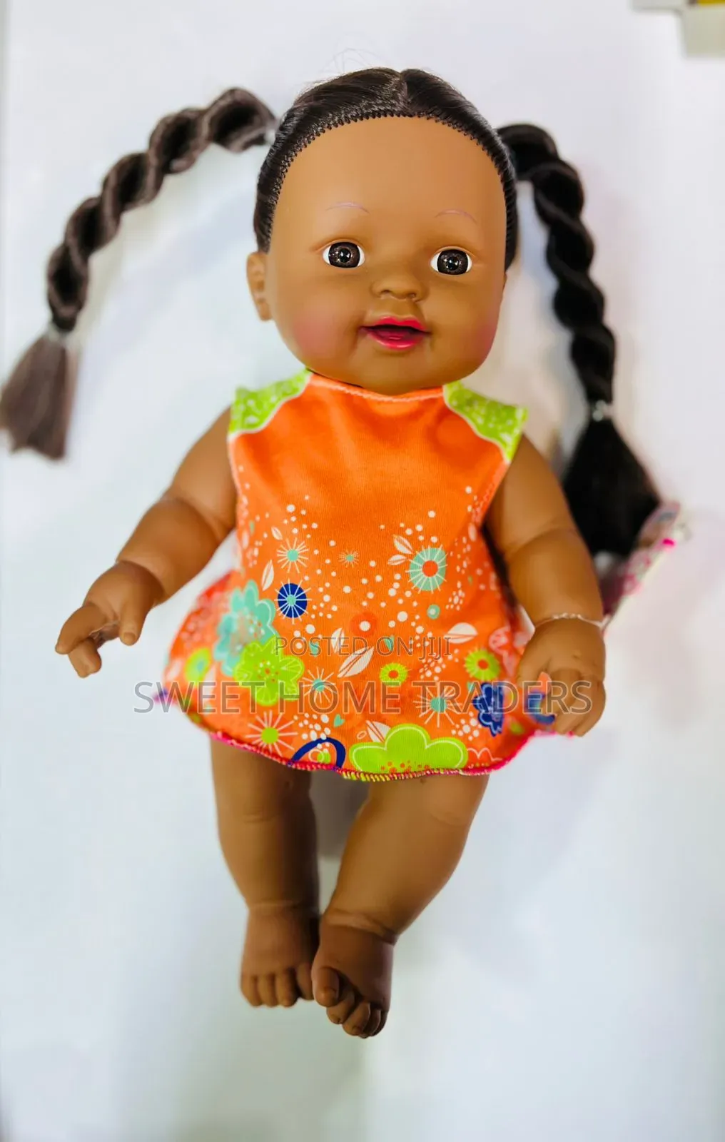 African Baby Doll Pink Dress