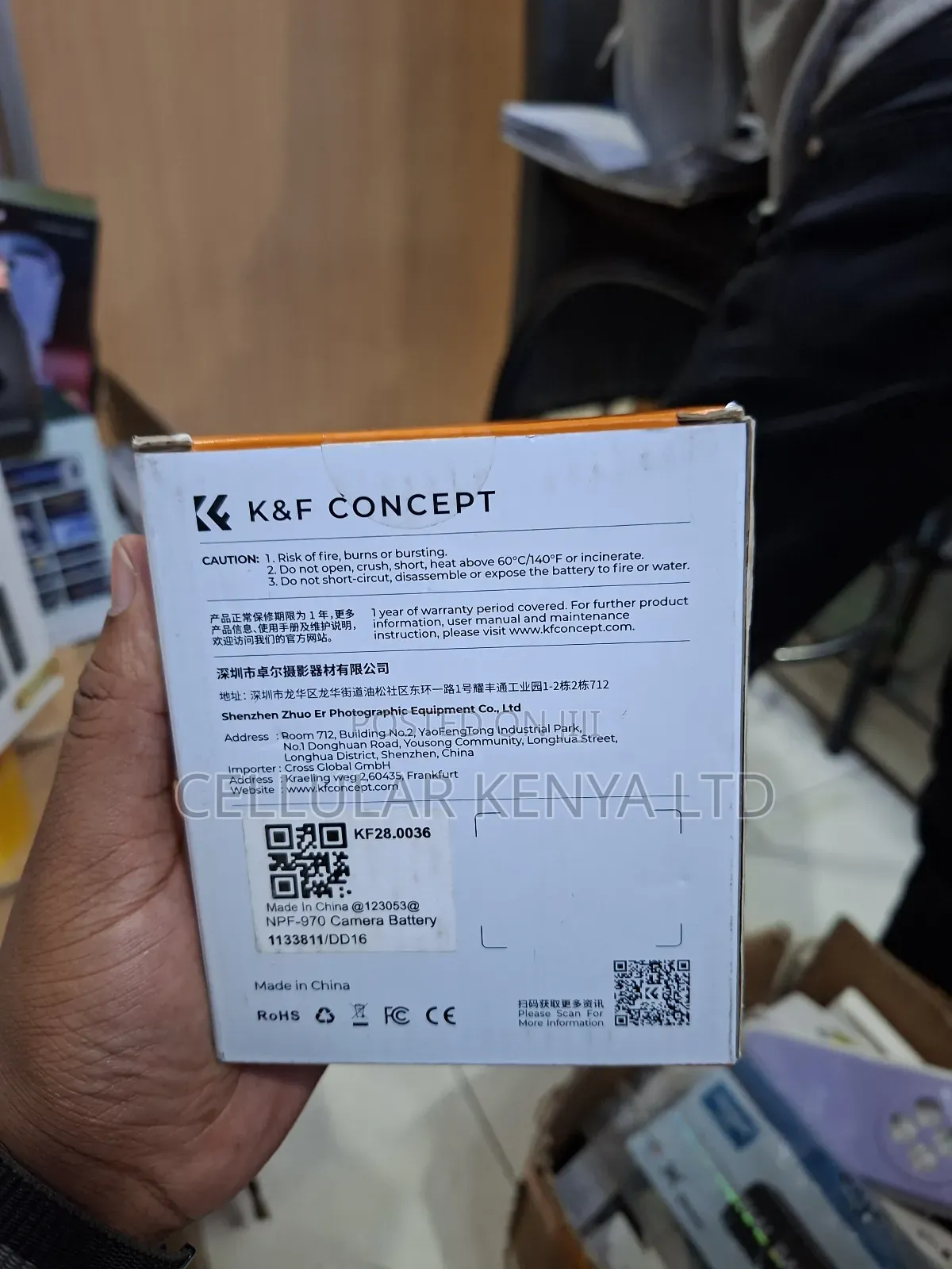 K F Concept Np-F970 Battery 10500mah Battery