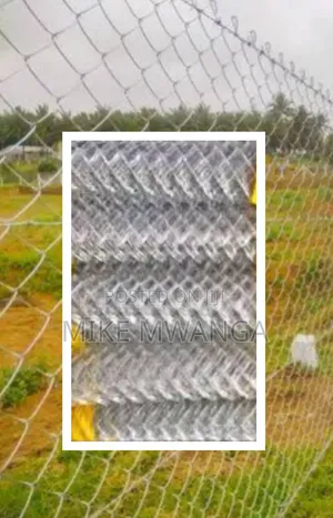 4ft Galvanized Chain Link 50x50 Gauge 9