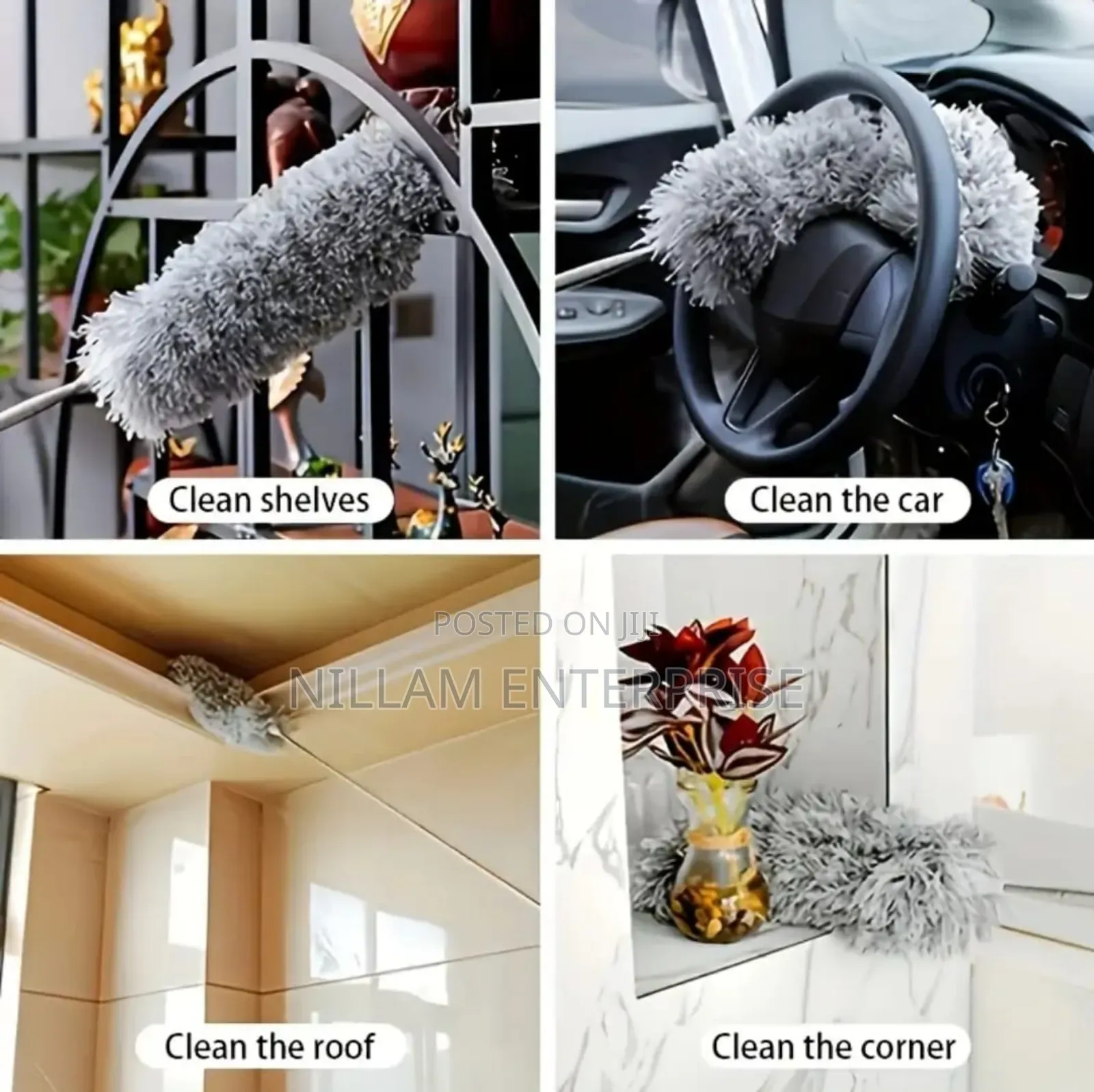 *Microfiber Duster Extra Long Telescopic Pole