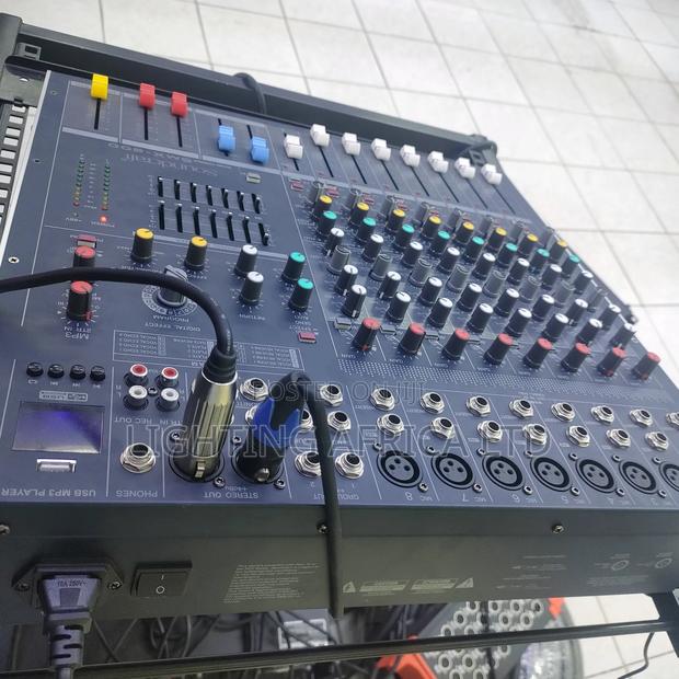 Dynamic 8 Channels Sound Craft Plain Proffesional Mixer Usb/Bt - thumbnail 2