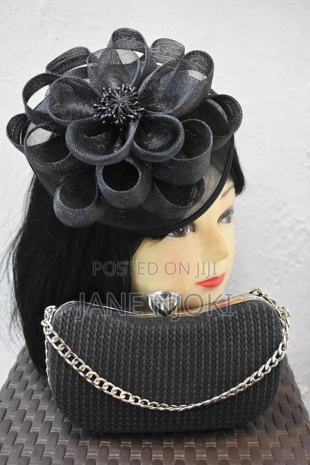 Maroonclutch/Fascinator - thumbnail 2