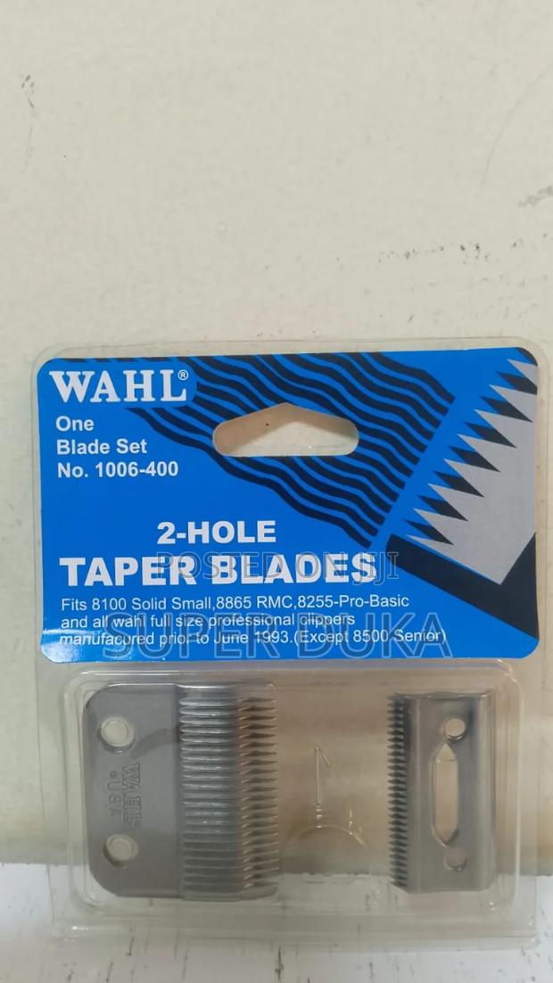Wahl 2-Hole Taper Blade Set, Specifically Model No. 1006-400