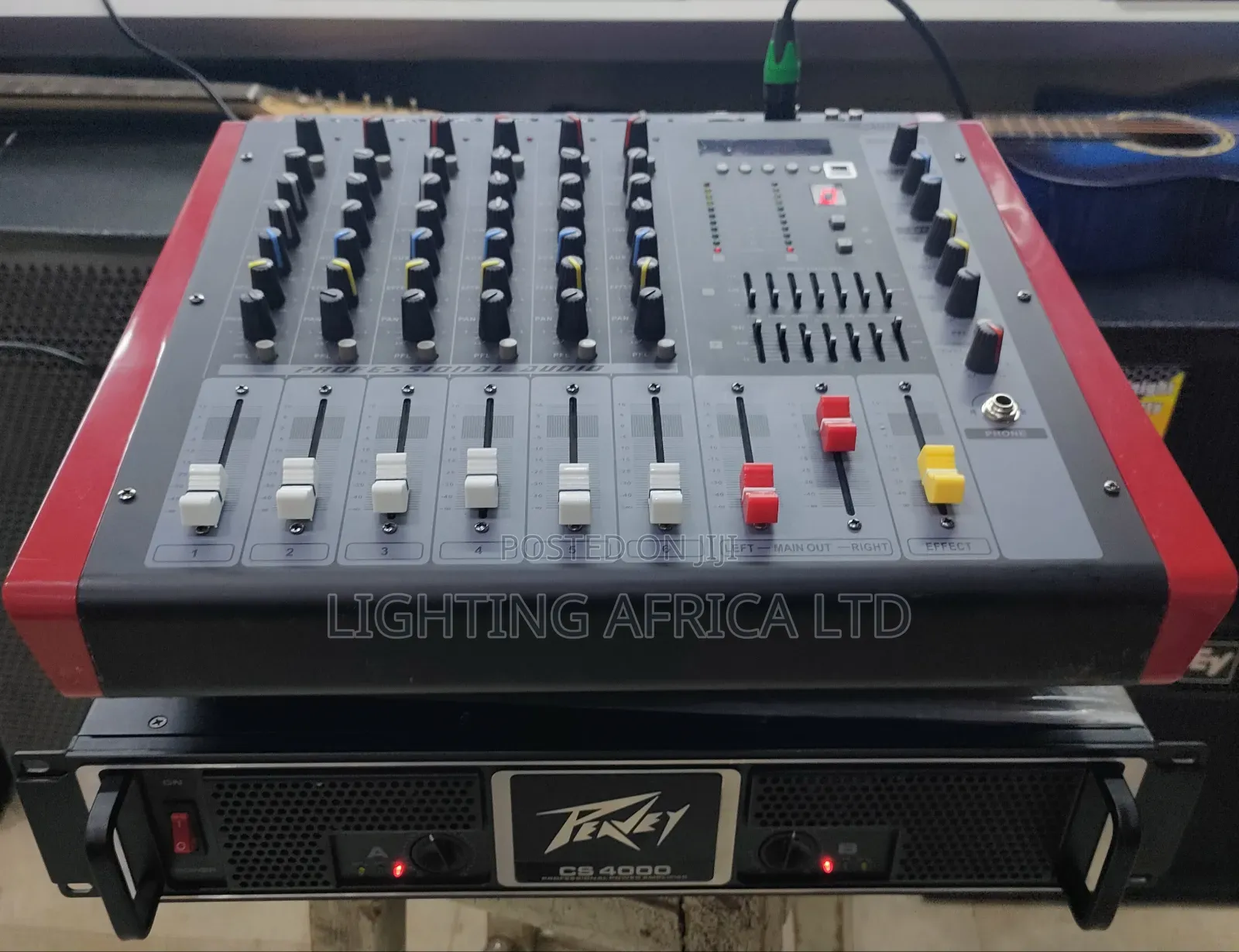Max 6 Channels Powered Mixer 4000 Watts Peavey Powered Amplifier