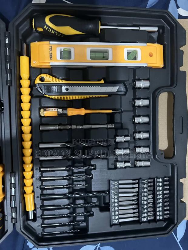 Cordless Drill Tool Sets Tolsen 65pcs Household Tools Set Drills - thumbnail 7