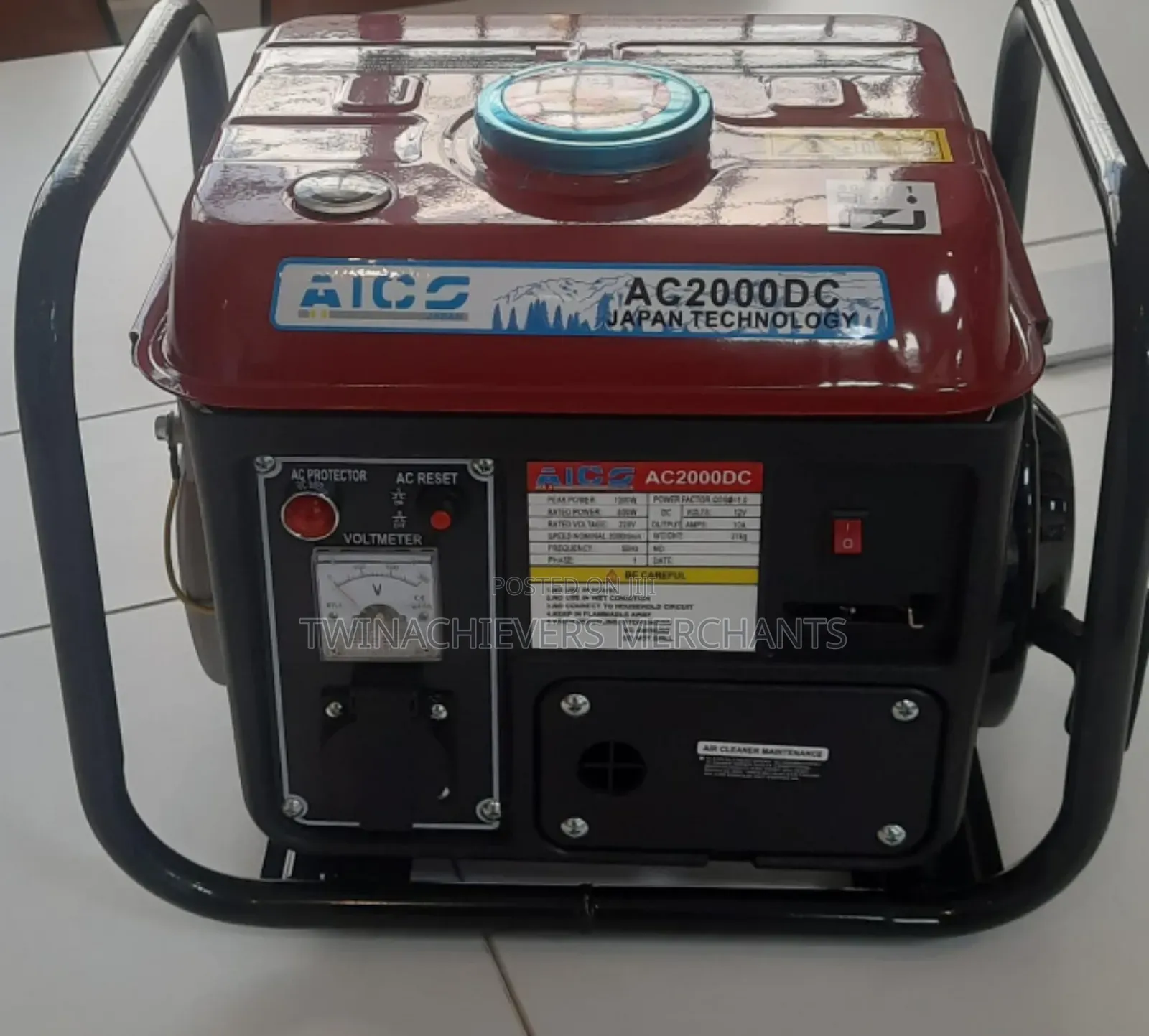 Aico Japan 2stroke Generator 1000w Peak to 650w