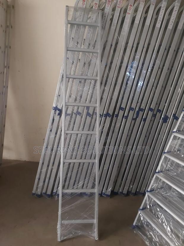 Aluminum Single Ladder With 8 Steps.