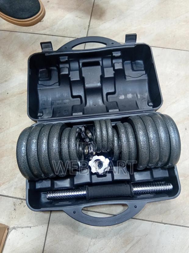 30kg Weight Training Dumbbells With Case – Adjustable - main view