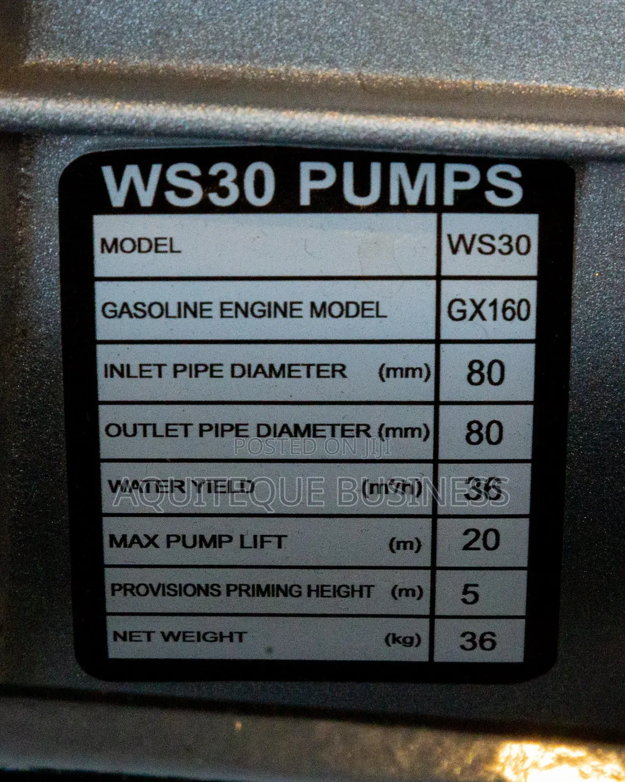 Honda Gx160, 3 Inches Petrol Sewage Pump Heavy Duty