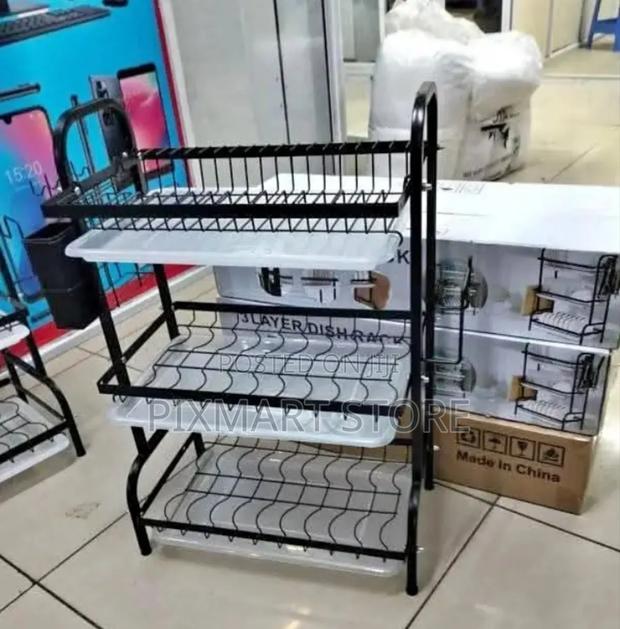 Premium 3-Tier Executive Dish Rack -Durable - main view