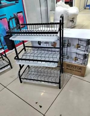 Stylish Executive 3 Tier Dish Drainer-Extra Storage - thumbnail 2