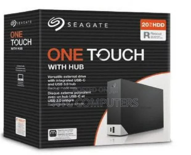 Seagate 20tb One Touch Hub External Hard Drive Desktop HDD - main view