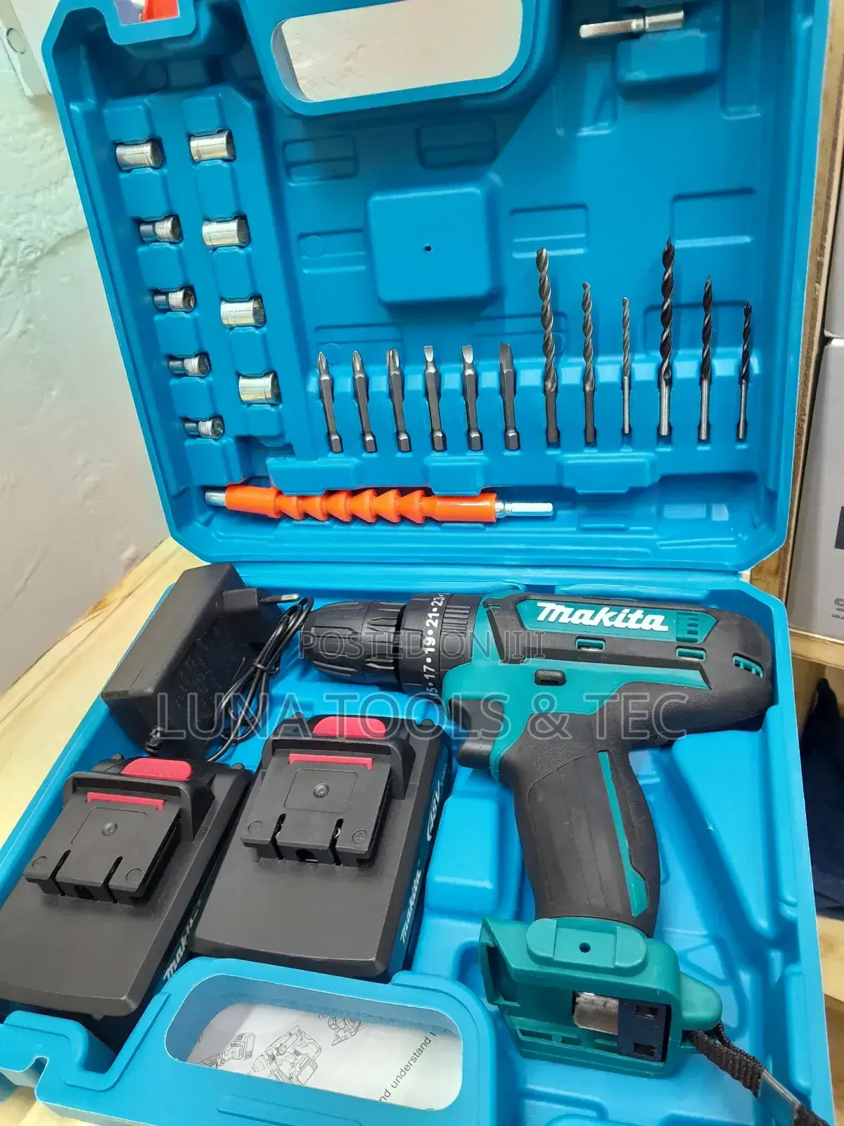 Genuine 48v Cordless Drill 2 Batteries Charger