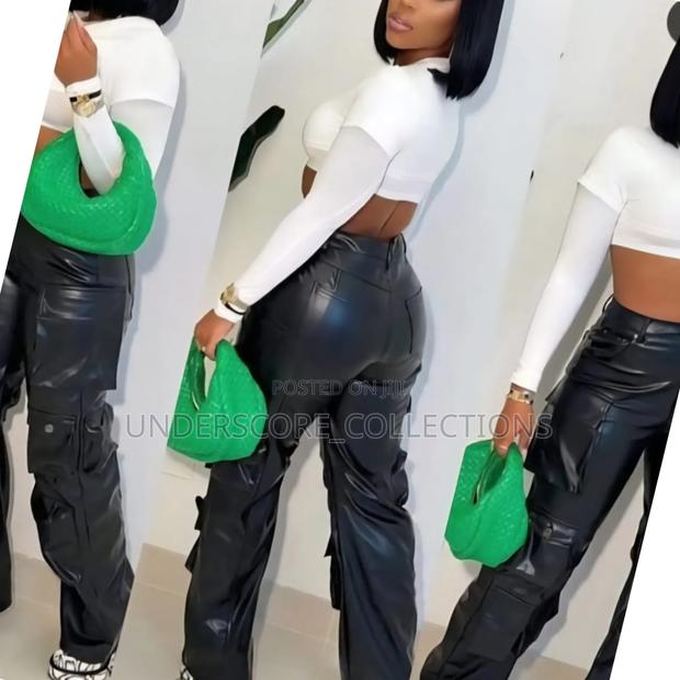 Classic 2pc Leather Pants - main view