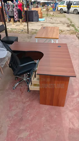 Imported Mesh Office Chair and Lshape