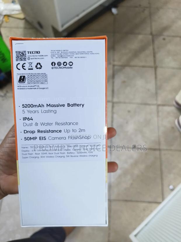 New Tecno Spark 40 Pro+ 256 GB Black - thumbnail 3