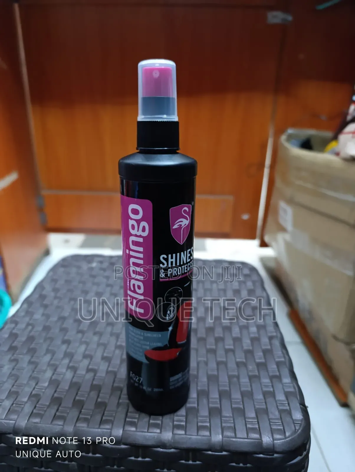 295ml Flamingo Car Shine Protect –Glossy Finish Uv Guard