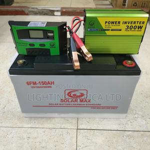 150ah Battery -30a Controller - 300w Inverter - thumbnail 2
