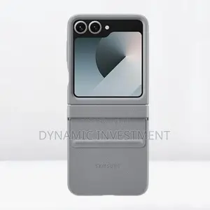 Samsung Galaxy Z Flip 6 Faux Leather/Kindsuit Case- Grey