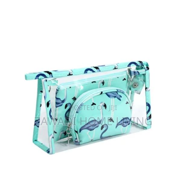 3 PCS Women's Waterproof Cosmetic Bag - thumbnail 4