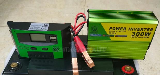 Solar 150ah Battery -20a Controller - 300w Inverter - thumbnail 2