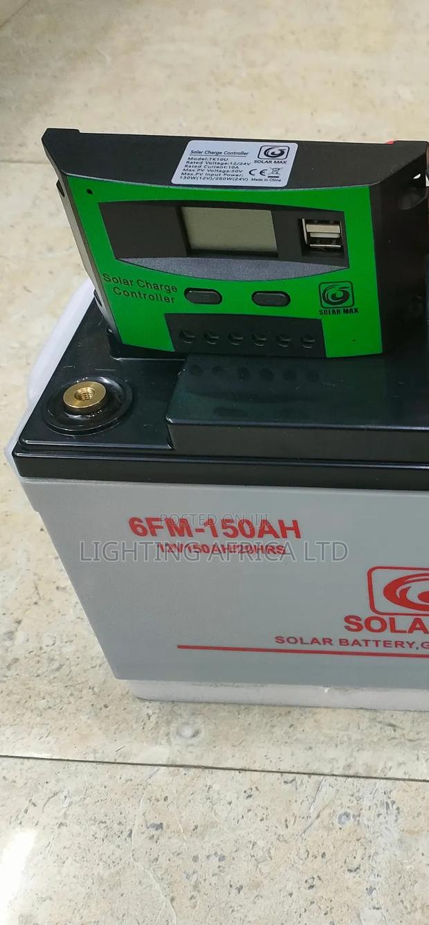 150ah Battery -30a Controller - 300w Inverter - thumbnail 3