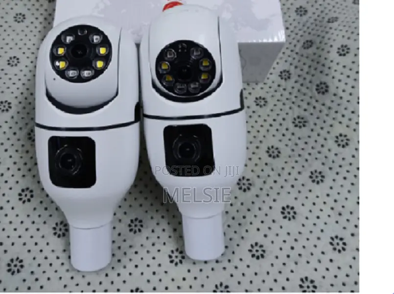 V380 Pro Dual Lens Nanny Camera Bulb Camera