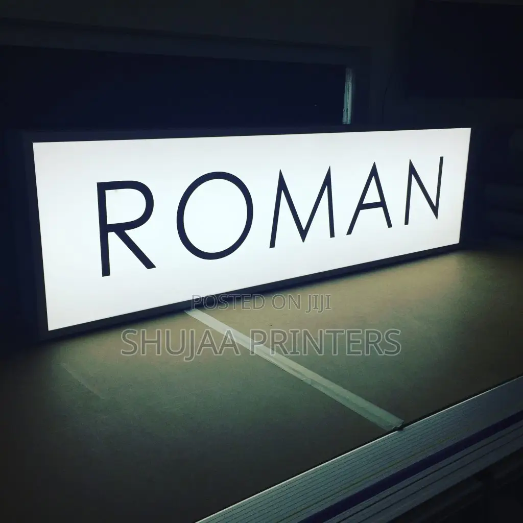 Custom Light Box Signage