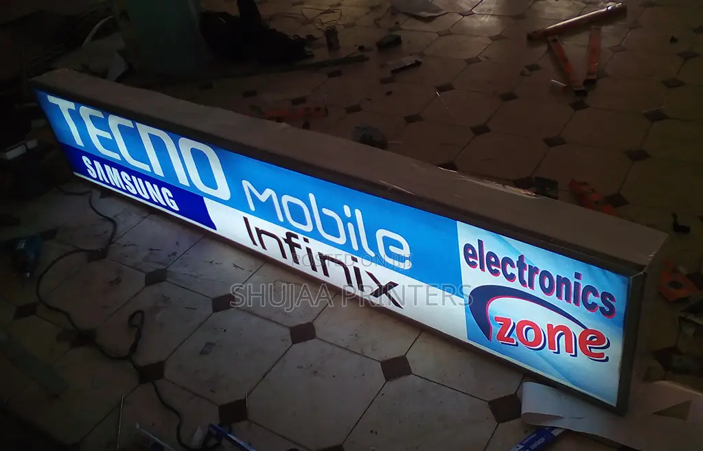 Custom Light Box Signage