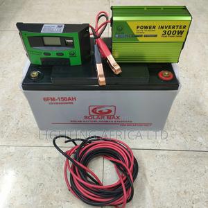 150ah Gel Battery -300w Inverter - 20a Controller Free Cable - thumbnail 2