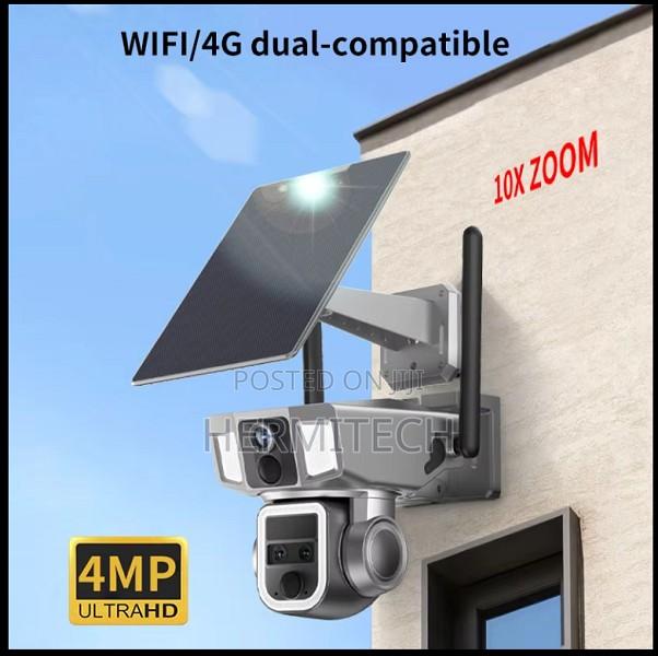 CCTV System 4g Solar-Powered With App Control 4mp Wi-Fi - main view