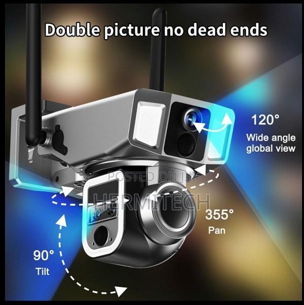 CCTV System 4g Solar-Powered With App Control 4mp Wi-Fi - thumbnail 3