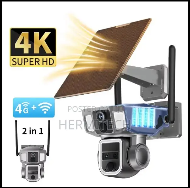 4g Solar-Powered With App Control 4mp Wi-Fi Network
