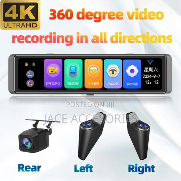 360° Dvr Recorder Blackbox 4k 4 Cameras - thumbnail 4