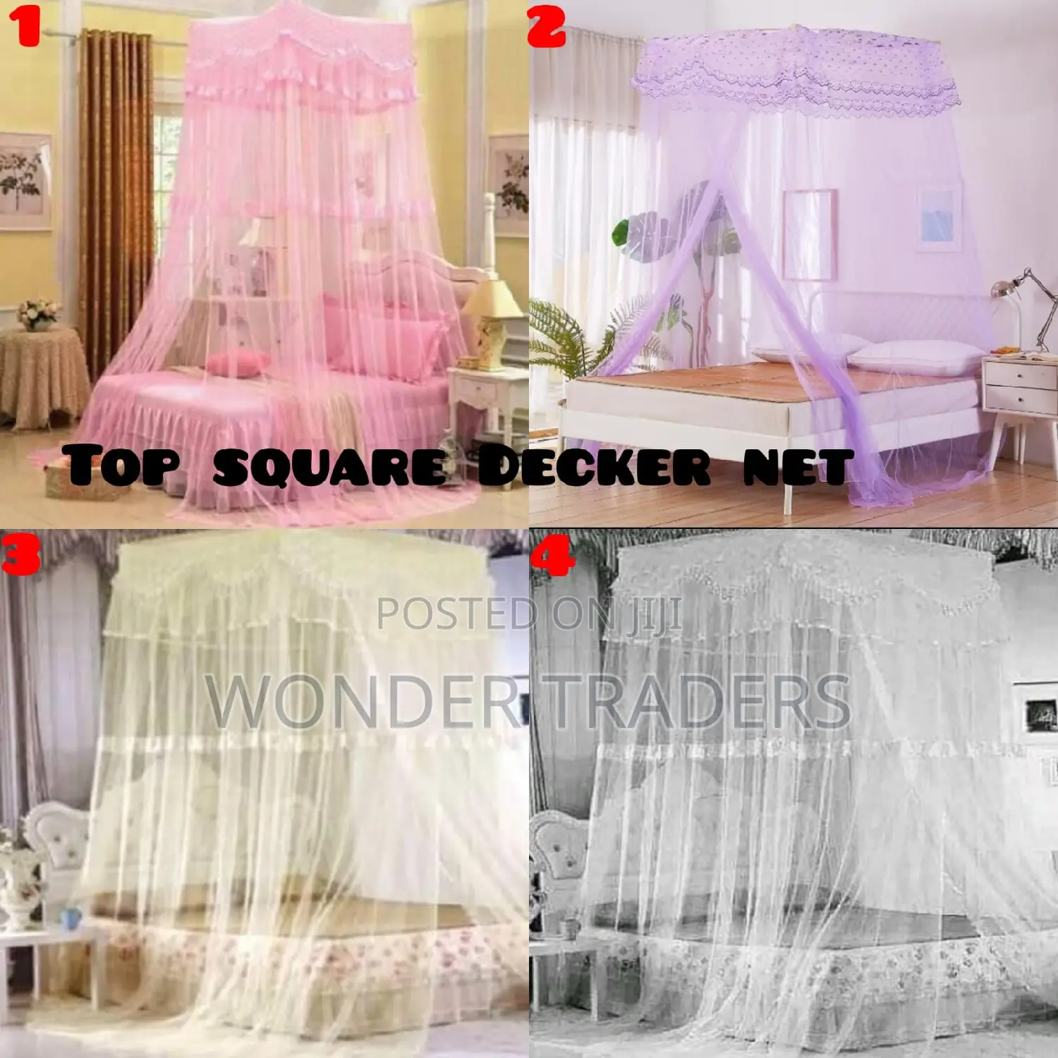 Double Decker Mosquito Net