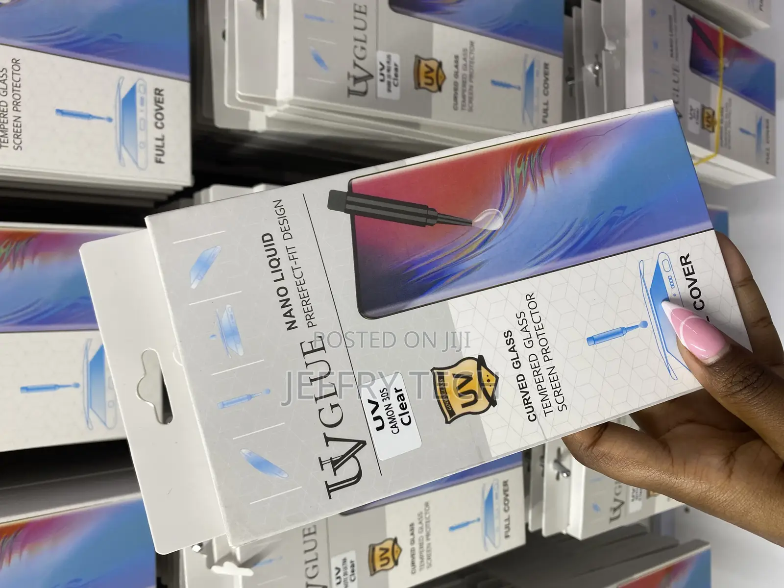 Lute Tempered Glass Screen Protector Uv Glass for Camon 30s