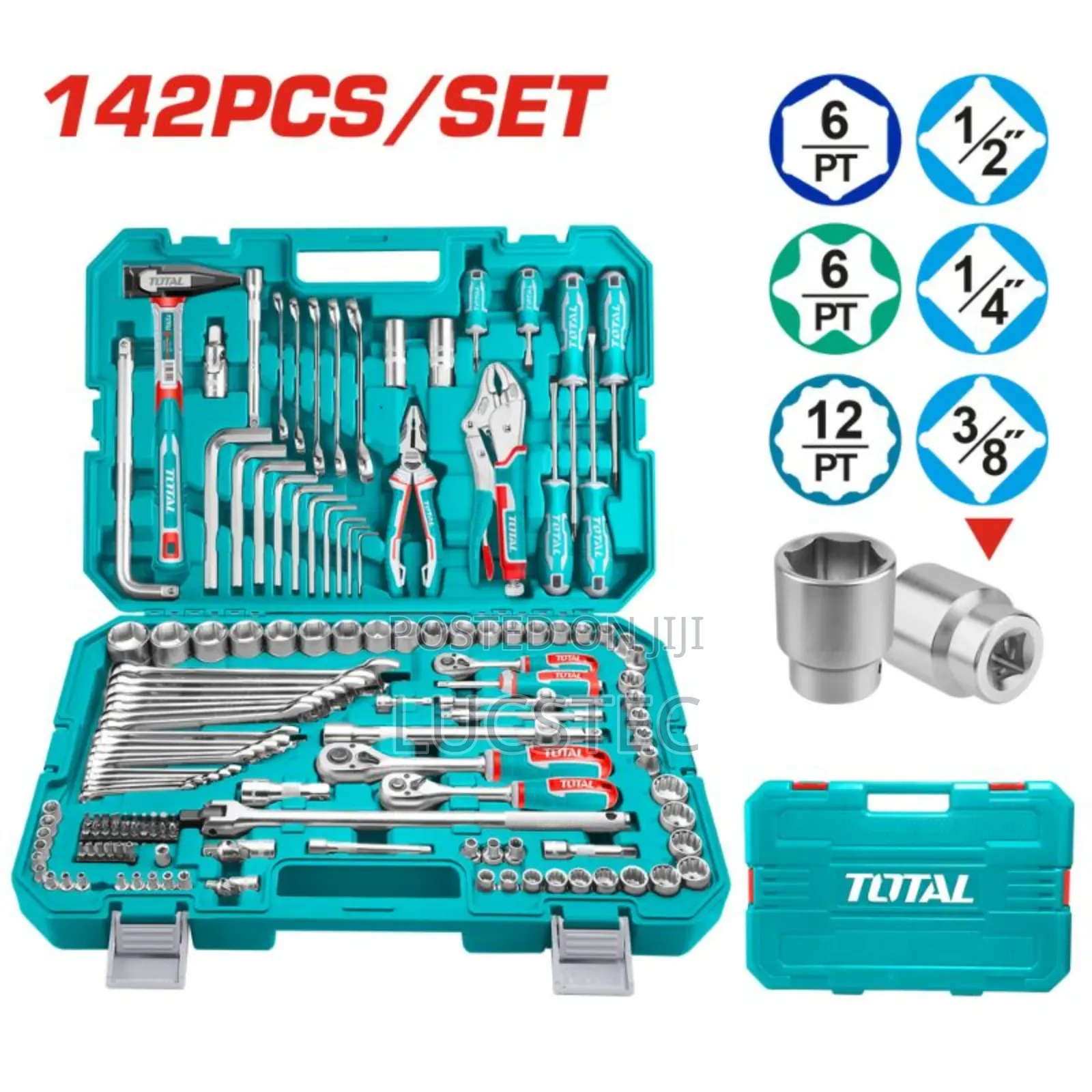 Total 142-piece