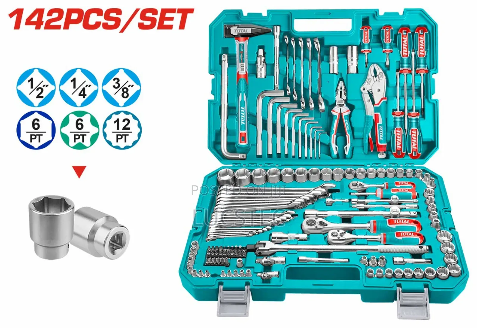 Total 142-piece