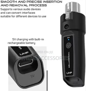 Wireless Microphone Transmitter Uhf Receiver 2.4ghz Adapter
