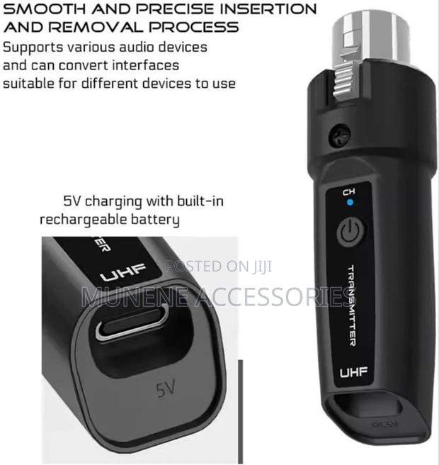 Wireless Microphone Transmitter Uhf Receiver 2.4ghz Adapter - thumbnail 2