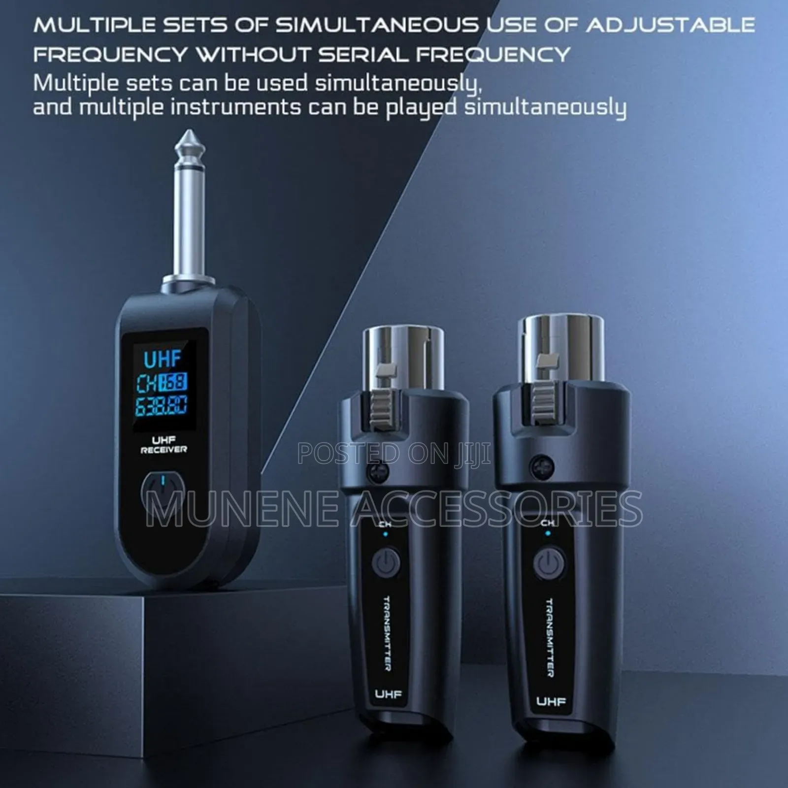 Wireless Microphone Transmitter Uhf Receiver 2.4ghz Adapter