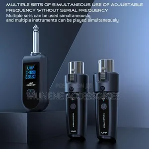 Wireless Microphone Transmitter Uhf Receiver 2.4ghz Adapter