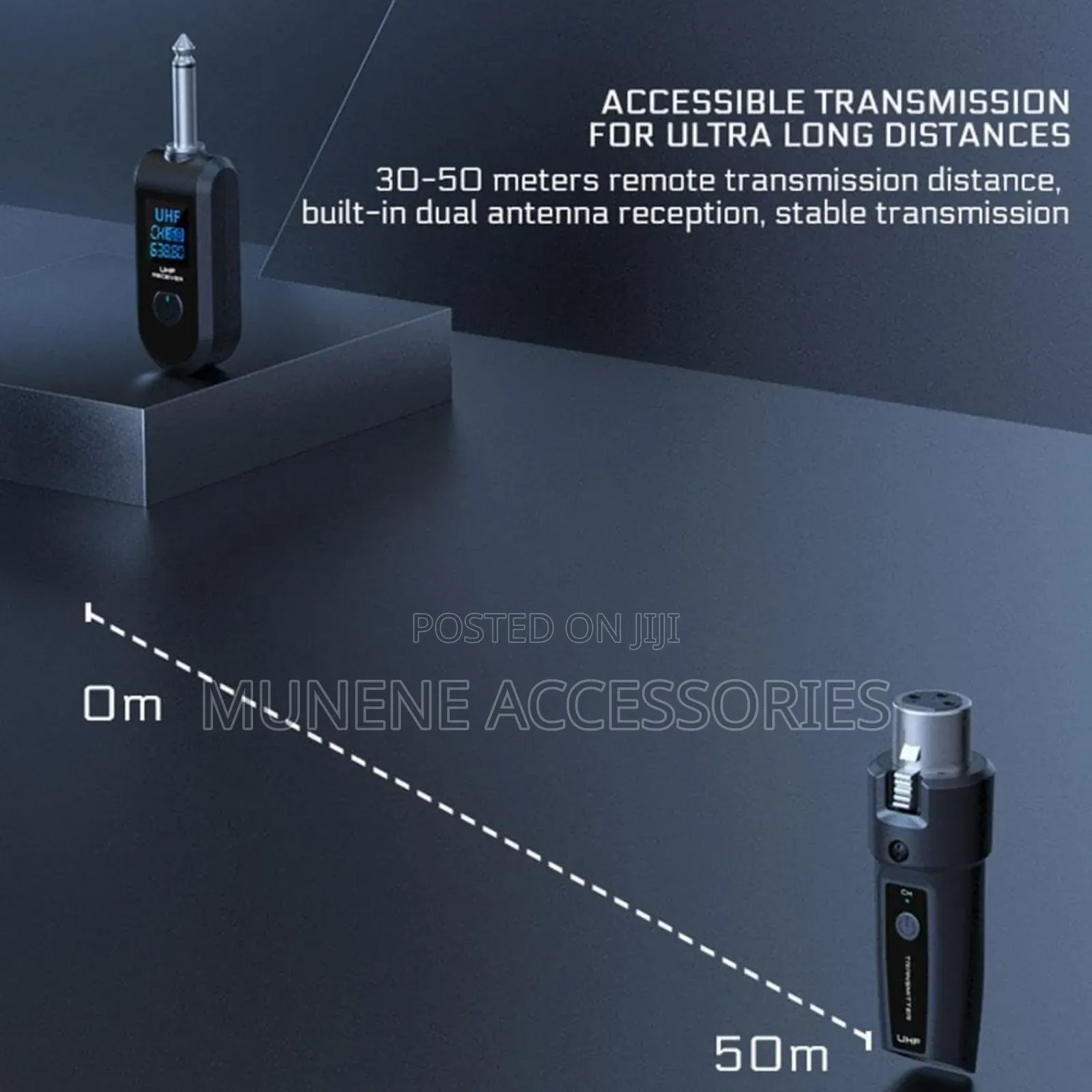Wireless Microphone Transmitter Uhf Receiver 2.4ghz Adapter