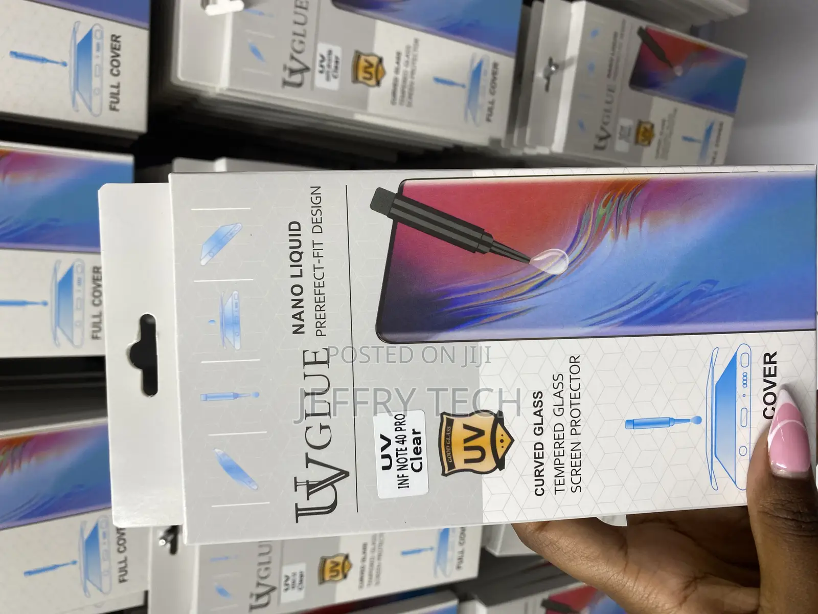 Alfa Uv Tempered Glass Infinix Note 40 Pro Screen Protector