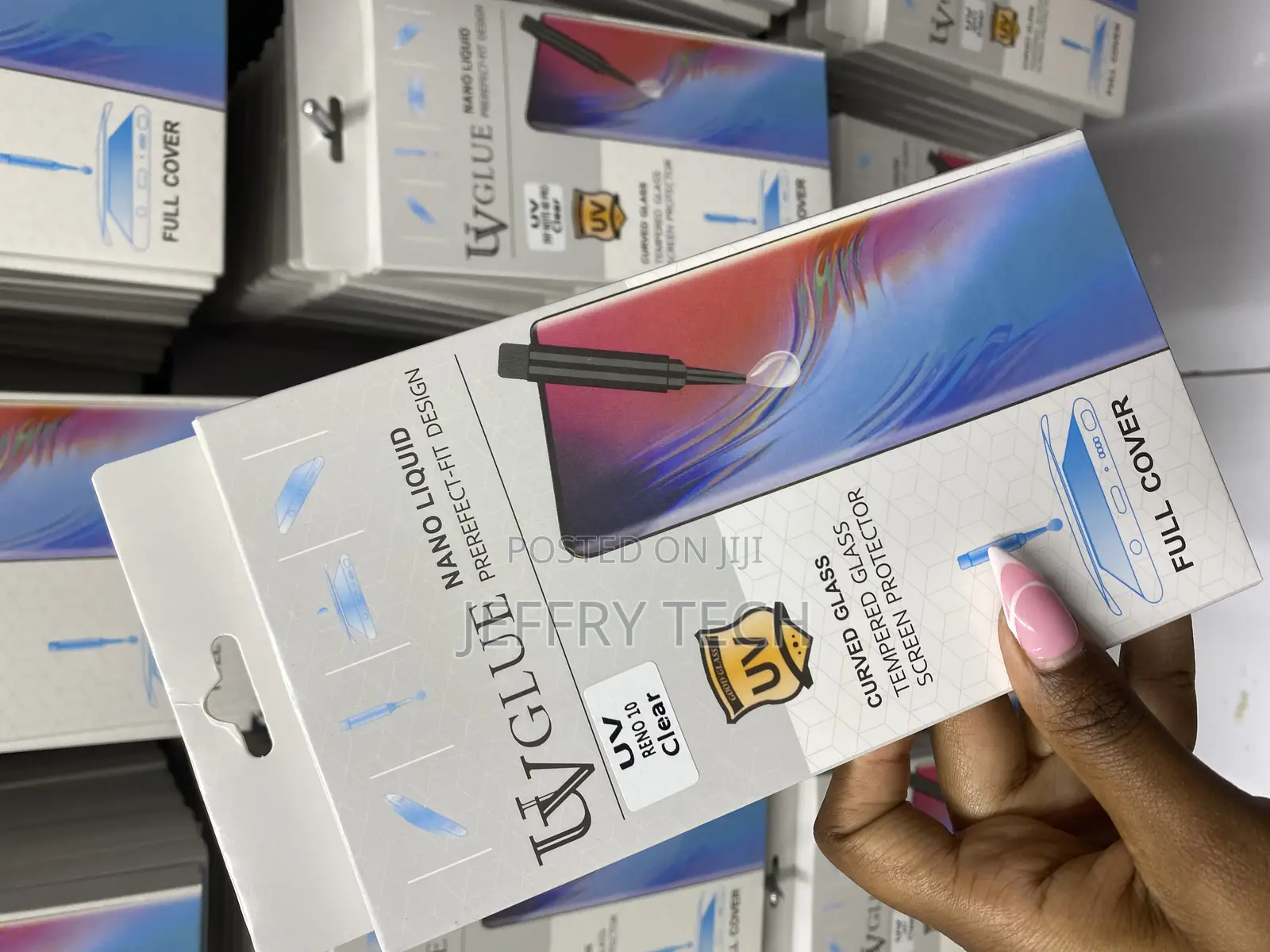 Feel Uv Tempered Glass Screen Protector for Oppo Reno 10