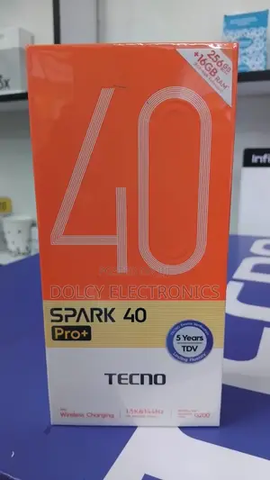 New Tecno Spark 40 Pro+ 256 GB Black