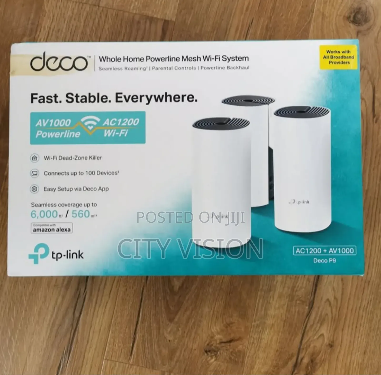 Tp-Link Deco P9 Ac1200 Av1000 Whole Home Hybrid Mesh Wifi